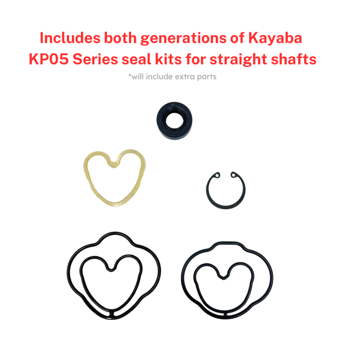 Seal Kit for Kayaba KP05 Series Pumps with Straight Shafts