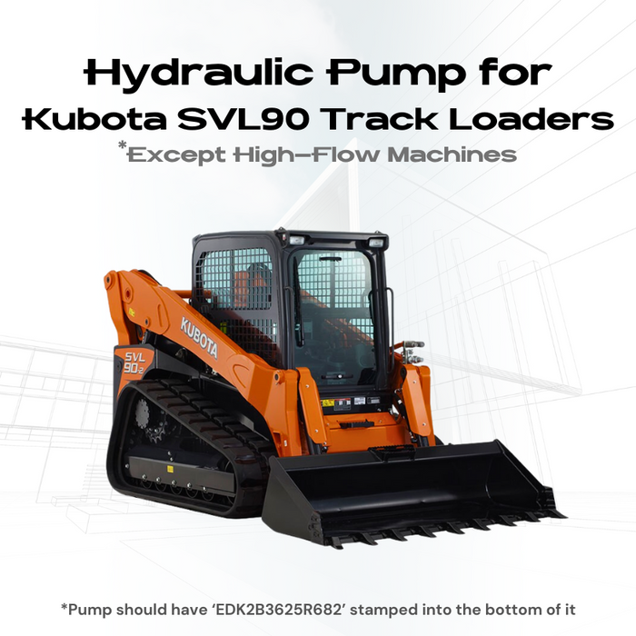 Shimadzu EDK2B3625R682 - Hydraulic Pump for Kubota Track Loader