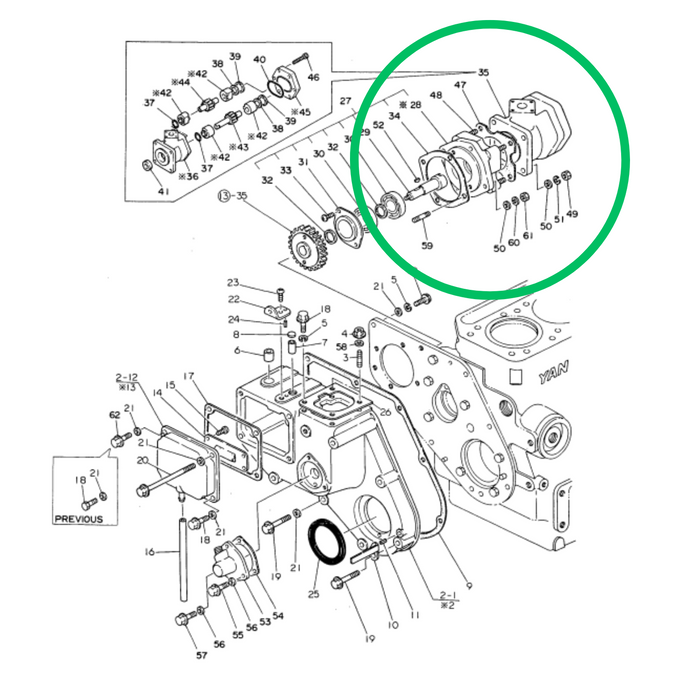 Yanmar 124064-26020 - Hydraulic Pump