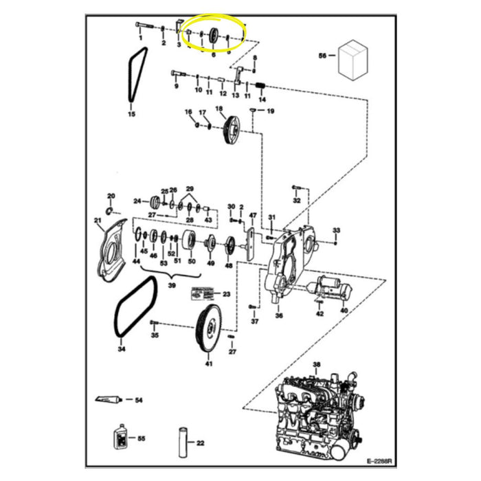 Bobcat 6653253 - Pulley - Idler