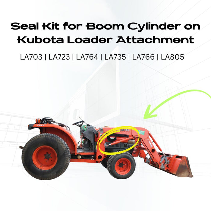 Seal Kit for Kubota 7J289-64010 Cylinder - Bucket