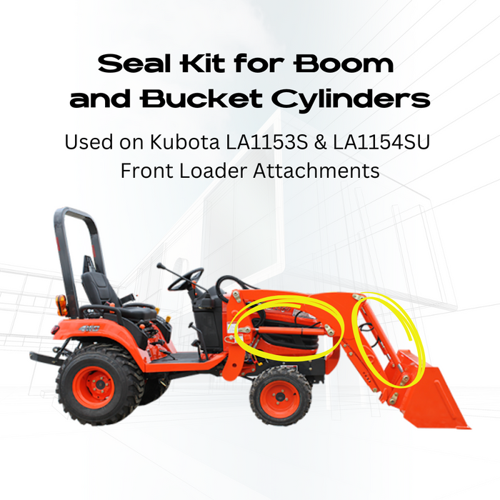 Seal Kit for Kubota 7J417-63050 Cylinder - Boom