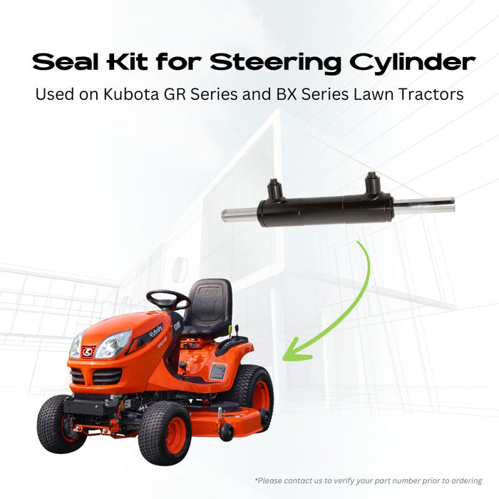 Seal Kit for Kubota K2063-16500 - Hydraulic Steer Cylinder