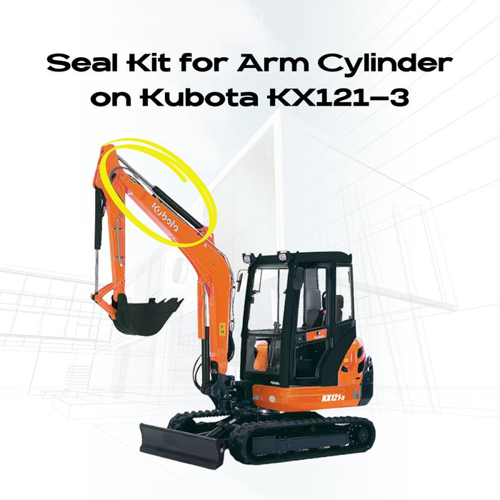 Seal Kit for Kubota RD118-67603 Cylinder- Arm
