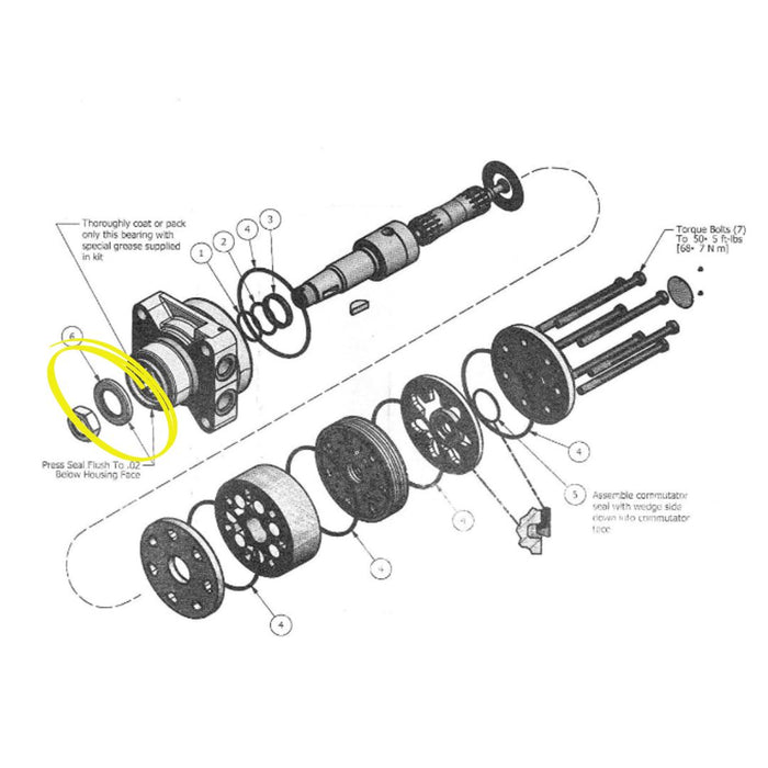 Ford 965813698 - Seal - Shaft Seal