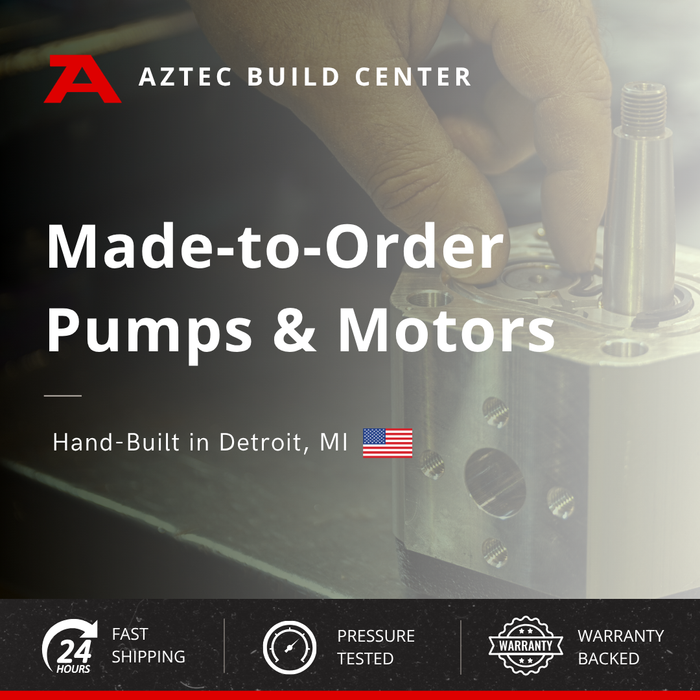 Aztec Replacement for White (Danfoss) 350100B7B10AAAAA  - Hydraulic Motor