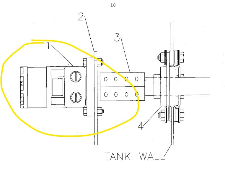 FINN-080482 - Hydraulic Motor for T60 & T75 HydroSeeder