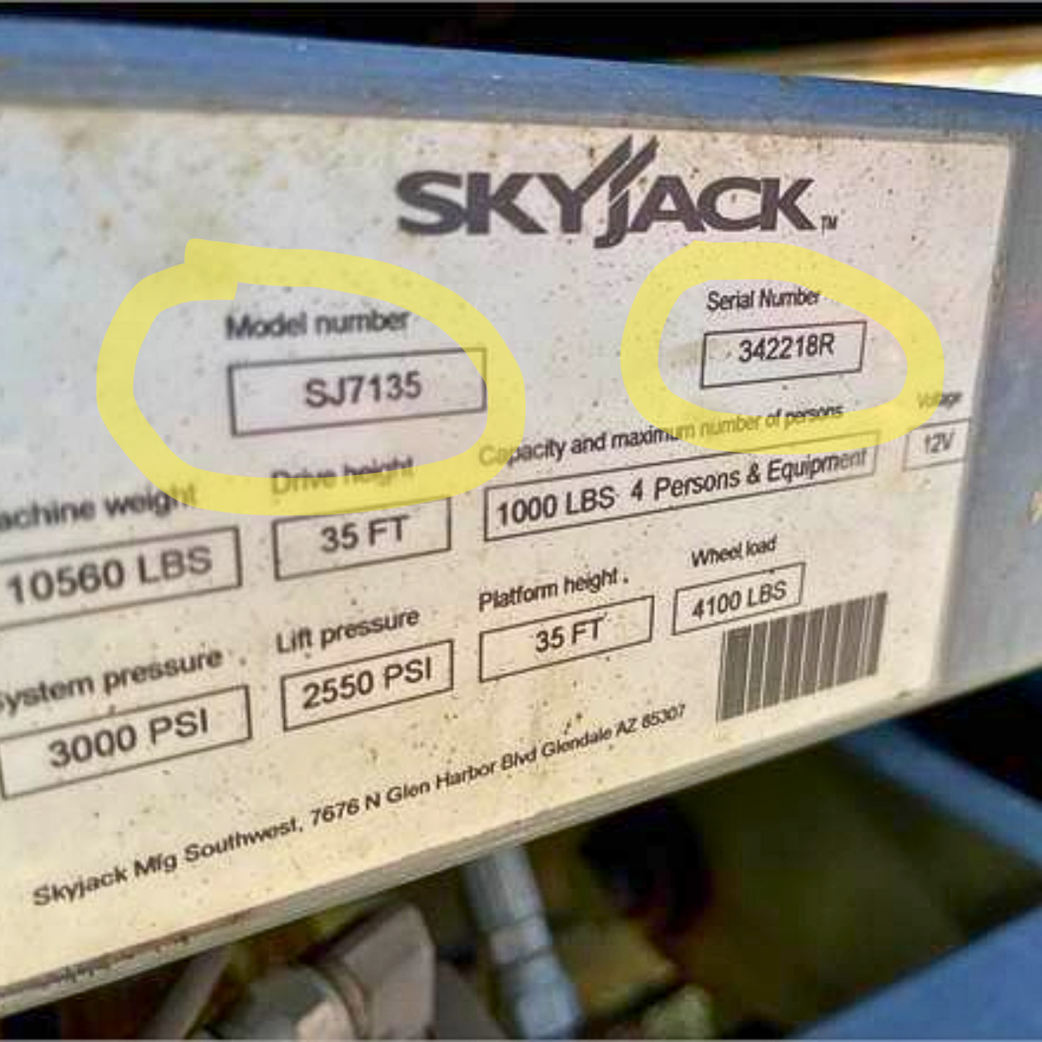 Skyjack 105888 Hydraulic Seal Kit (3" Rod) | Lift Cylinder | SJIII6832, SJ600