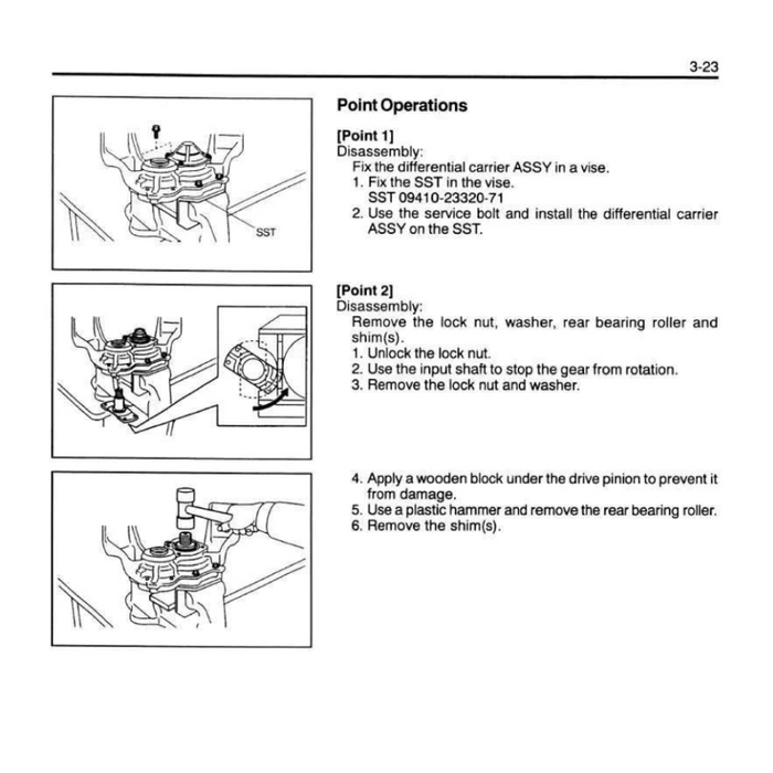 Toyota 09410-23320-71 - Differential Carrier Removal Stand & Repair Tool