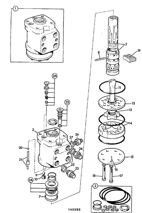 Danfoss 150-3142 - Hydraulic Motor - Steer Orbitrol